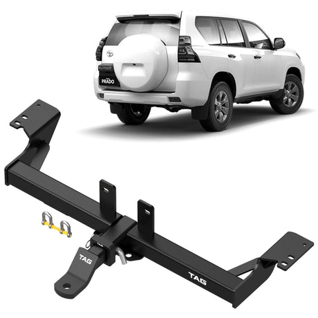 TAG | Heavy Duty Towbar & Wiring Kit | Toyota Prado 150 Series 2009–2024 (No Underbody Spare) | T4T482-K202