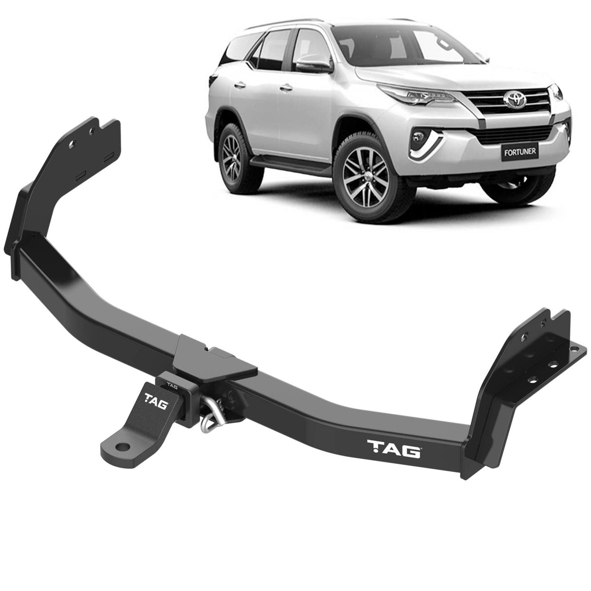 TAG | Heavy Duty Towbar & Direct Fit Wiring Kit | Toyota Fortuner GUN156R SUV 2015–on | T4T645-K101
