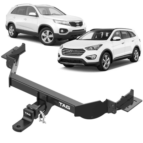 TAG | Heavy Duty Towbar & Direct Fit Wiring Kit | Hyundai Santa Fe DM DMA Wagon SUV 2012–2018 | T4Z595-K201