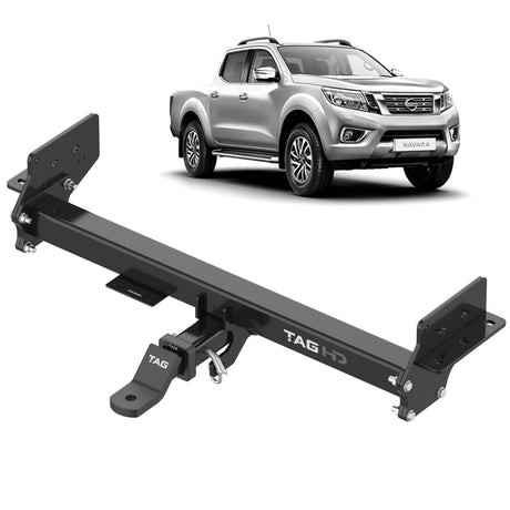 TAG | Heavy Duty Towbar 3-Piece & Direct Fit Wiring | Nissan Navara D23 NP300 Ute Cab Chassis 2015–2020 | T7D723-K202
