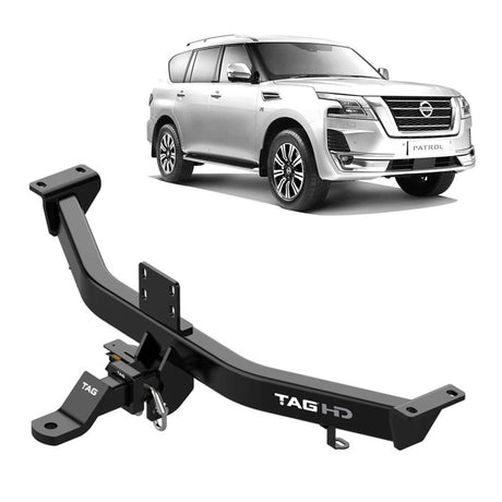 TAG | Heavy Duty Towbar & Direct Fit Wiring Kit | Nissan Patrol Y62 Wagon Series 1-5 2012–On | T7D762-K201