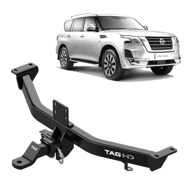 TAG | Heavy Duty Towbar & Direct Fit Wiring Kit | Nissan Patrol Y62 Wagon Series 1-5 2012–On | T7D762-K201