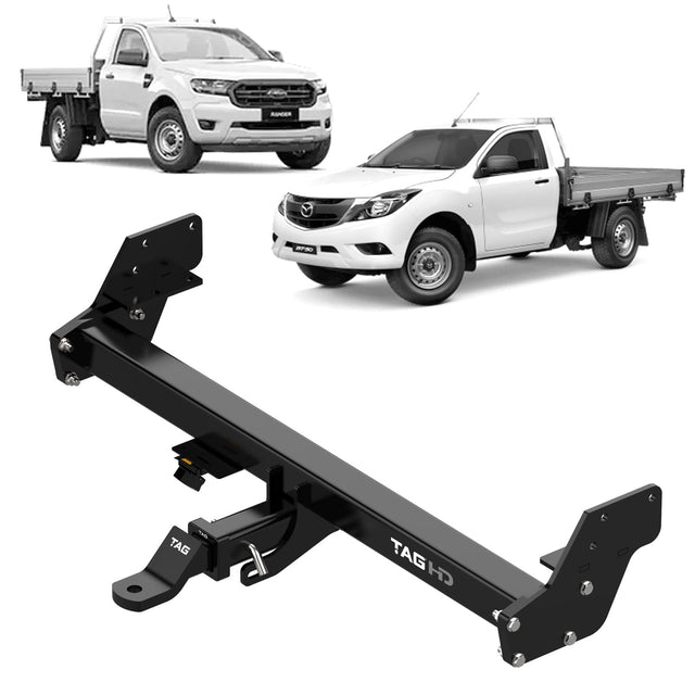TAG | Heavy Duty Towbar 3-Piece & Direct Fit CANBUS Wiring Kit | Mazda BT-50 UP UR Cab Chassis 2011–2020 | T7F705-K101
