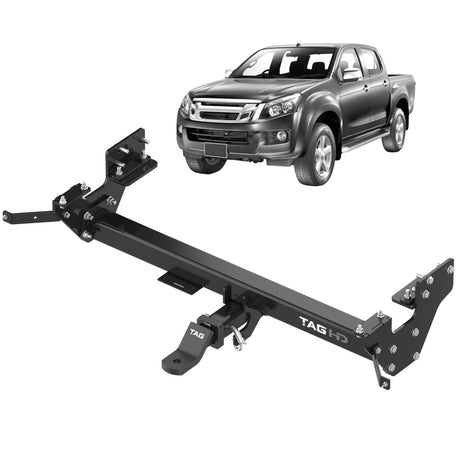 TAG | Heavy Duty Towbar & Direct Fit Wiring Kit | Isuzu D-MAX TF Ute With Bumper Step 2012–2020 | T7H720-K201