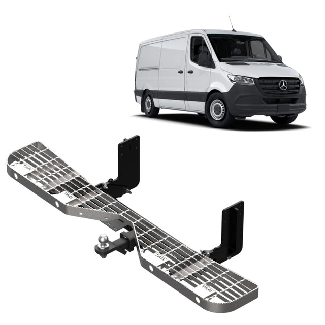 TAG | Rear Step, Heavy Duty Towbar & Direct Fit Wiring | Sprinter 519 907 MWB Narrow Chassis | T7P753-K111
