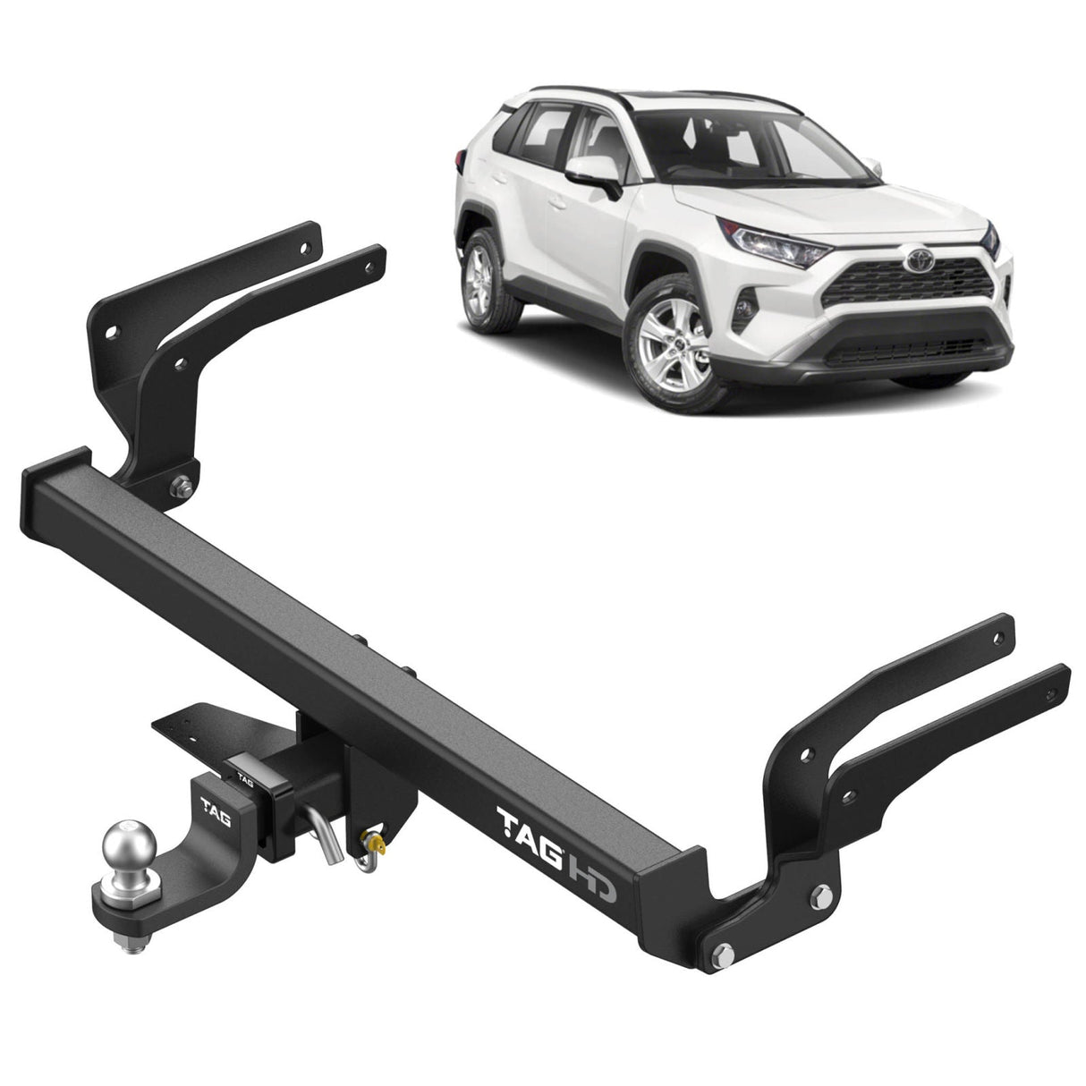 TAG | Heavy Duty Towbar & Direct Fit Wiring Kit | Toyota Rav4 AXAA/AXAH/MXAA 2019–On | T7T798-K201