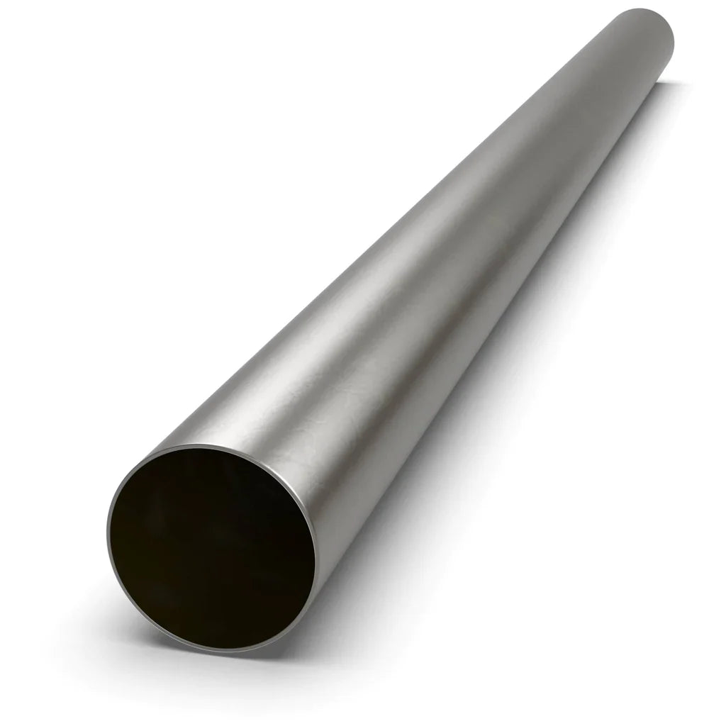 Exhaust Tube - 3-1/2" Inch (89mm), Thick 1.6mm, Length 3M, Semi Bright Mild