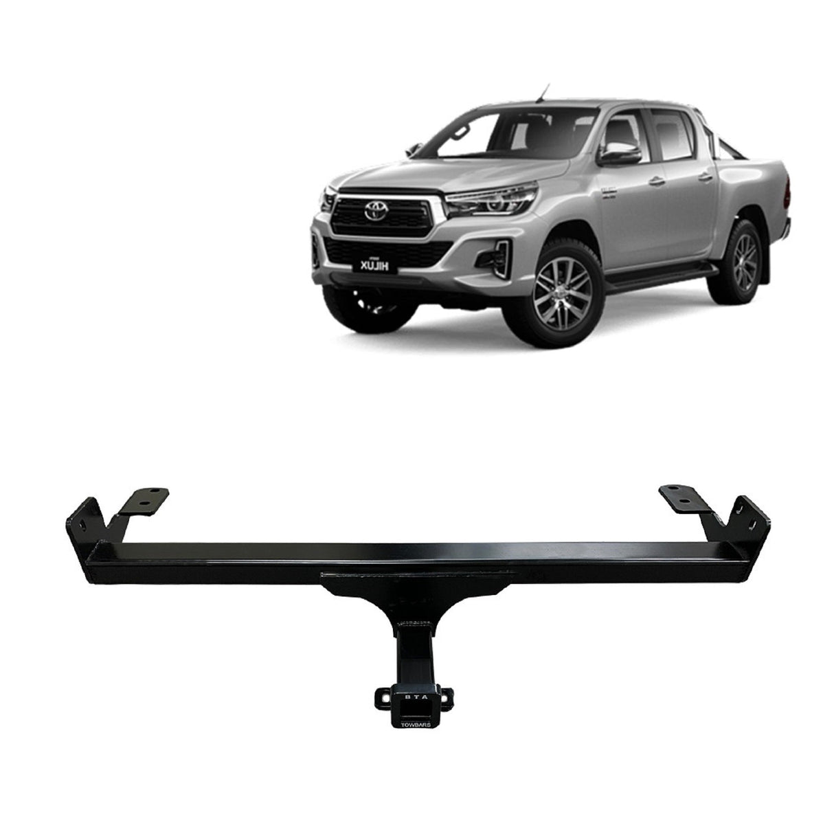 BTA | Pro Series Heavy Duty Towbar | Toyota Hilux 2WD 4WD 2015–On | 3500kg | TOY023HPC