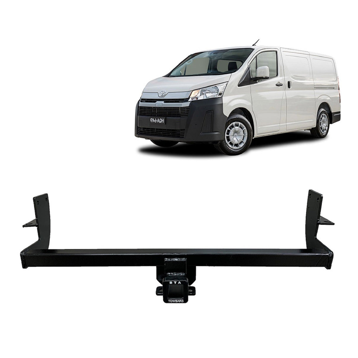 BTA | Heavy Duty Towbar | Toyota Hiace LWB SLWB Van 2019–On | 1900kg | TOY024H