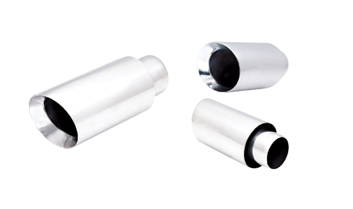 XFORCE | 3.5" OD Double Wall Angle Cut Tip 2.25" Expandable Inlet | TS-AW35