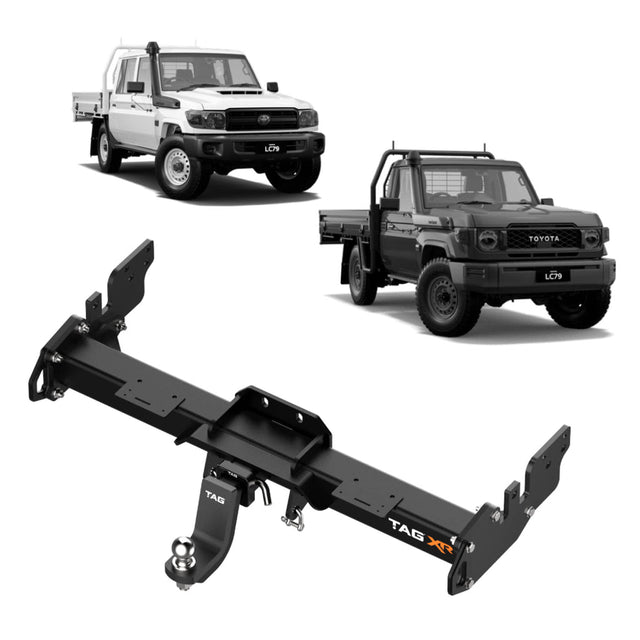 TAG | Extreme Recovery Towbar & Wiring Kit | Toyota Landcruiser 75 & 79 Series | TXR793-K201