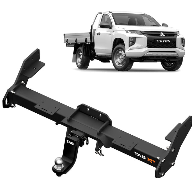 TAG - Mitsubishi Triton MQ & MR Series (2015 - 2024) - 4x4 Recovery Towbar Cab Chassis No Rear Step