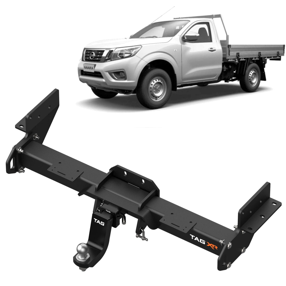 TAG | Extreme Recovery Towbar & Direct Fit Wiring Kit | Nissan Navara D23 Cab Chassis 2015–On | TXR806-K201