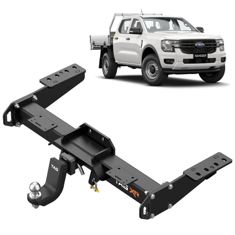 TAG | Extreme Recovery Towbar & CAN-Bus Wiring | Ford Ranger/VW Amarok Cab Chassis 2022–On | TXR836-K101