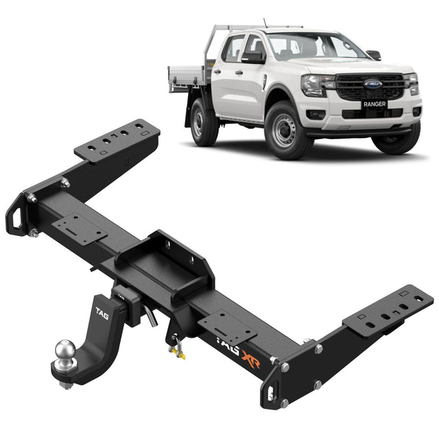 TAG | Extreme Recovery Towbar & CAN-Bus Wiring | Ford Ranger/VW Amarok Cab Chassis 2022–On | TXR836-K101