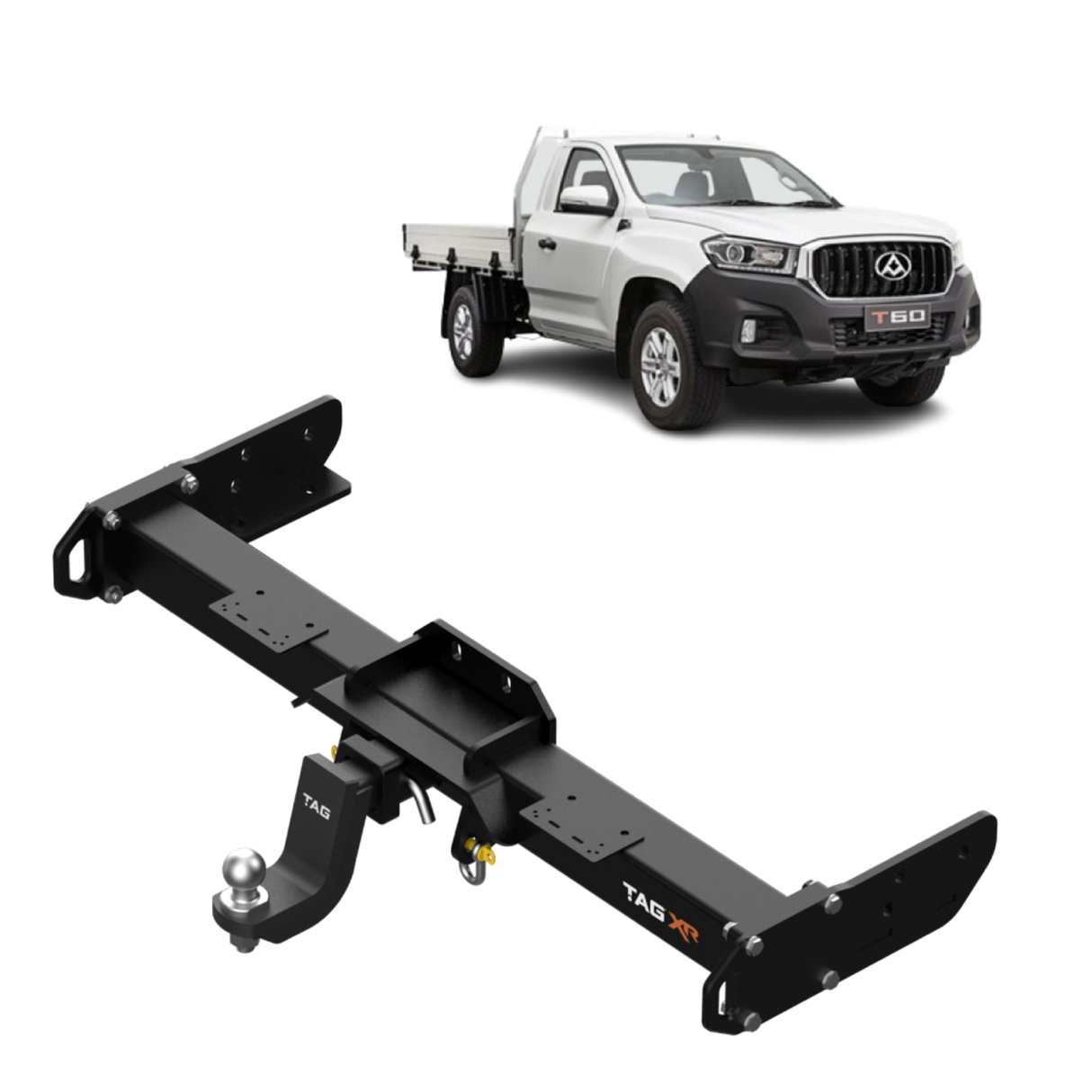 TAG | Extreme Recovery Towbar & Direct Wiring Kit | LDV T60 Cab Chassis 2017–2024 | TXR870-K201