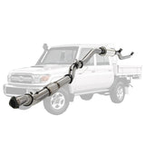 ESA | 4" Stainless Turbo Back DPF Model Exhaust | Toyota Landcruiser 79 Series VDJ79 Ute 4.5L V8 2016 - On | TY219-MCSS