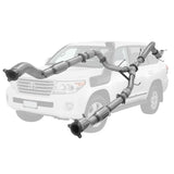 ESA | Twin 3" to 4" Turbo Back Exhaust | Toyota Landcruiser 200 Series V8 Wagon 2007 - 10/2015 | TY432