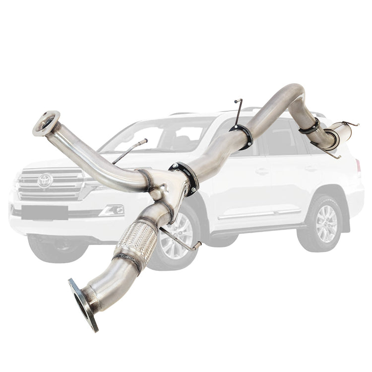 ESA | 4" DPF Back Exhaust | Toyota Landcruiser 200 Series V8 Wagon Aug 2015 Onwards | TY433
