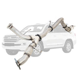 ESA | 4" DPF Back Exhaust | Toyota Landcruiser 200 Series V8 Wagon Aug 2015 Onwards | TY433