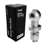 TAG - Chrome Tow Ball - 50mm, 3.5 tonne