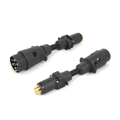 TAG | Trailer Adapter | 7-Pin Large Round Plug to 7-Pin Small Round Socket | UNTA012