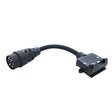 TAG | Trailer Adapter Lead | 7-Pin Euro Plug to 7-Pin Flat Socket 300mm | UNTA020
