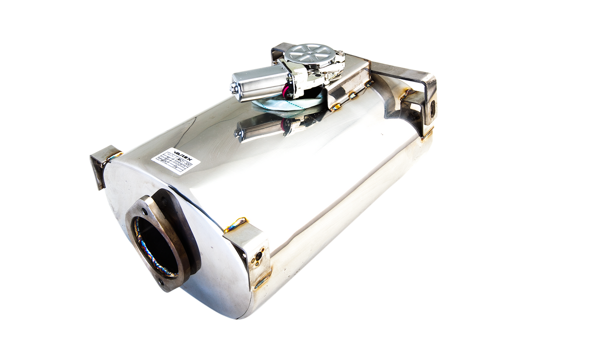 XFORCE - VAREX Universal 10'x 6'x15' Oval 3' Inlet and Pipe Side, Short Flanged threaded ,Side Bracket Front & Back