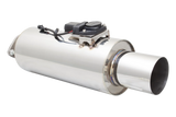XForce Varex | 3" Inlet Cannon Muffler with 4.5" Tip | 304 Stainless Steel Valved Exhaust | VMK2G-300