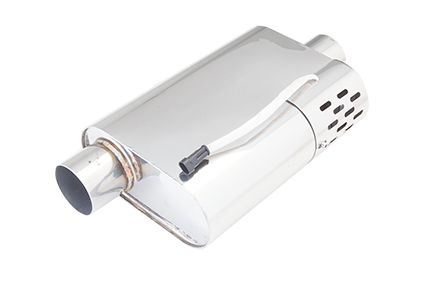 XForce | Varex R-Series Oval Muffler Hidden Motor 2.5" In-Out | Universal Fitment | VMK51-250