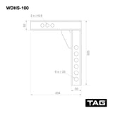 TAG | Adjustable Weight Distribution Shank 100mm Drop 3.5T | WDHS-100