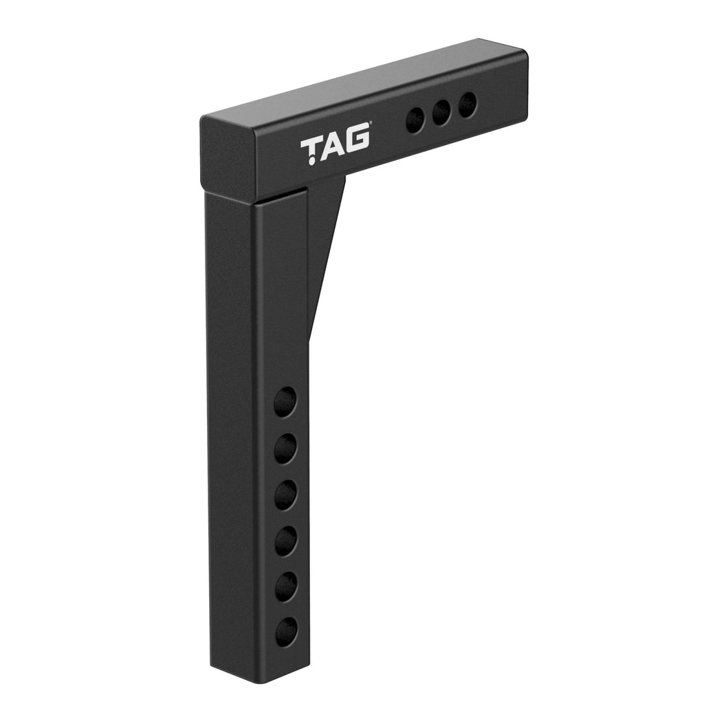 TAG | Adjustable Heavy Duty Tow Ball Mount 90° Face | Universal 50mm Square Hitch 360mm Drop | UNTTBM150