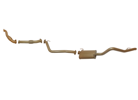 Pacemaker King Brown | Single 3" Exhaust Kit with Cat & Muffler | Isuzu D-MAX RC 3.0L TD 2010-2012 | KB8501-XCMX