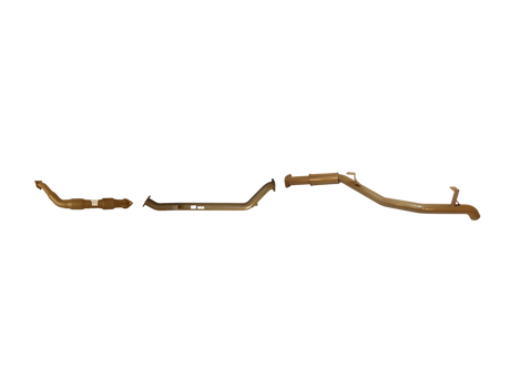 Pacemaker King Brown | Single 3" Turbo Back Exhaust with Cat & Resonator | Toyota LandCruiser 79 Dual Cab 2012–08/2016 | KB12009-XCXR