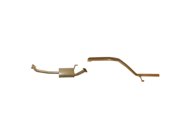 Pacemaker King Brown | Single 2.5" Exhaust System with Muffler | Toyota LandCruiser 80 Series 1HZ Diesel | KB12010-XXMX