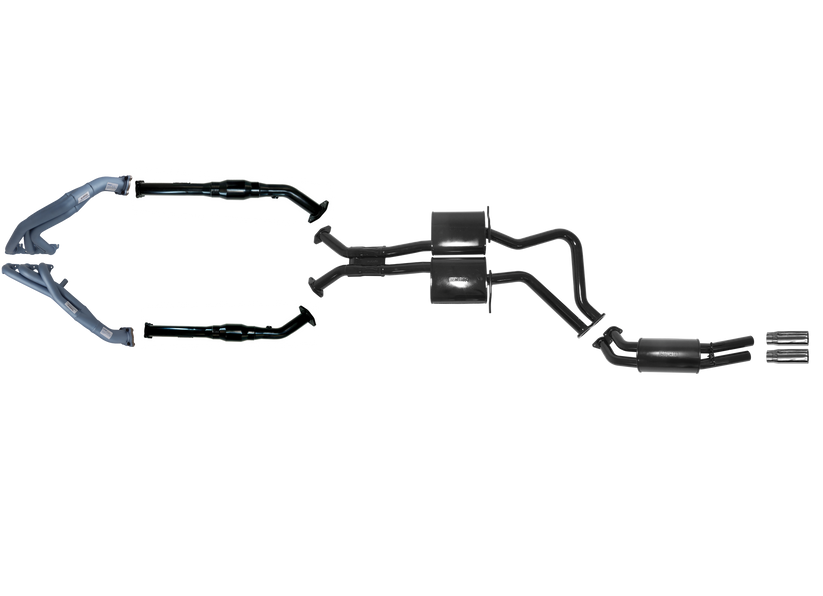 Pacemaker Performance Full Exhaust System with Competition Headers for Holden VT VX VY 3.8L V6 Supercharged Sedan 1997–2004 - PP5061-01