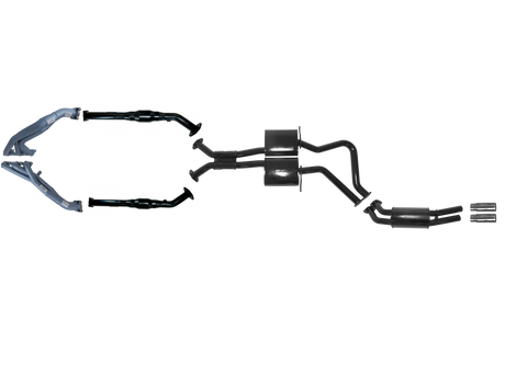 Pacemaker Performance Exhaust System with Competition Headers for Holden VU VY 3.8L V6 Supercharged Ute 2000–2004 - PP5061-03