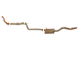 Pacemaker King Brown | Single 3" Turbo Back Exhaust with Muffler | Isuzu D-MAX 3.0L TD 2008-2010 | KB8500-XXMX
