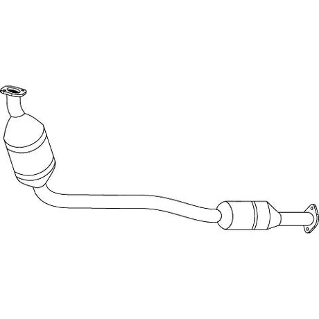 Standard Catalytic Converter - Mercedes-Benz C-Class W203 C240 (2000 - 2007) Sedan (2.6…