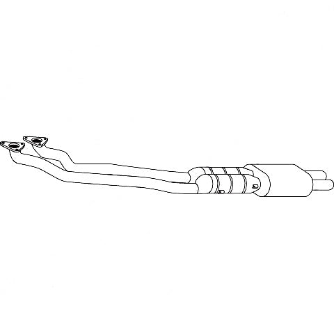 Standard Catalytic Converter - BMW 5 E39 523i (1996 - 2000) Sedan (2.5L) Catalytic Conv…