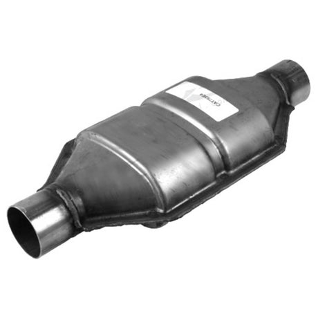 Redback - 2" Ceramic Catalytic Converter Centre/Centre Standard Body Oval Aluminised