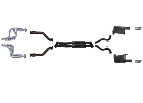 Pacemaker Twin 2.5" Performance Exhaust System with Headers for Ford Mustang GT S550 Fastback Coupe 5.0L V8 2015–2017 RHD - PP4178-03