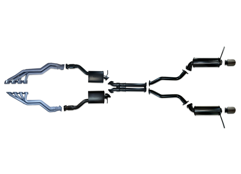 Pacemaker - Jeep Grand Cherokee WK2 SRT 6.4L HEMI V8 (2012-2021) SUV 3" Exhaust System with Ceramic Coated Headers and Cats