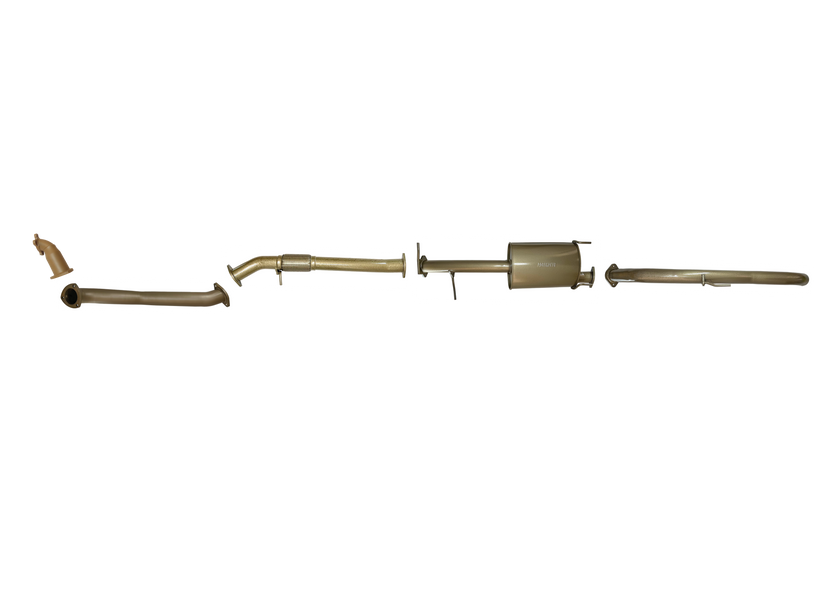 Pacemaker King Brown | Single 3" Turbo Back Exhaust with Muffler | Mazda BT-50 3.2L TD 2011-2016 | KB-BT50-XXMX