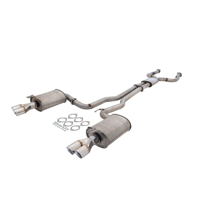 XForce | Twin 2.25" Cat Back Exhaust Quad Tips | Holden VE VF SV6 Ute 2007–2017 | E4-VE192-CBS