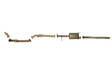 Pacemaker King Brown | Single 3" Turbo Back Exhaust with Cat & Muffler | Mazda BT-50 2.5L & 3.0L TD 2006-2011 | KB8000-XCMX
