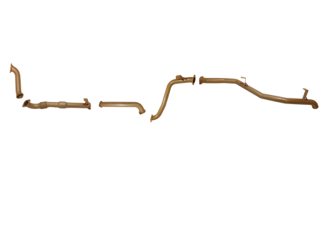 Pacemaker King Brown | Single 3" Turbo Back Straight Pipe with Cat | Toyota LandCruiser 78 Troopy 1HD-FTE | KB12005-XCXX
