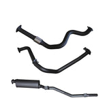Manta | 2.5″ Manifold Back Exhaust System | Toyota Landcruiser HZJ75 & HZJ78 4.2L 1HZ Ute & Troop Carrier 1990–2006