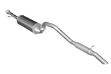 Manta | 2.5″ Cat Back Exhaust System with Centre Muffler & Rear Hotdog | Toyota Hilux N70 4.0L V6 Ute 2005–2017