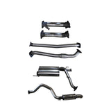 Manta | 2.5″ Dual into 3″ Turbo Back without Cats with Muffler & Dump Tip | Toyota Landcruiser VDJ200 2007–2015